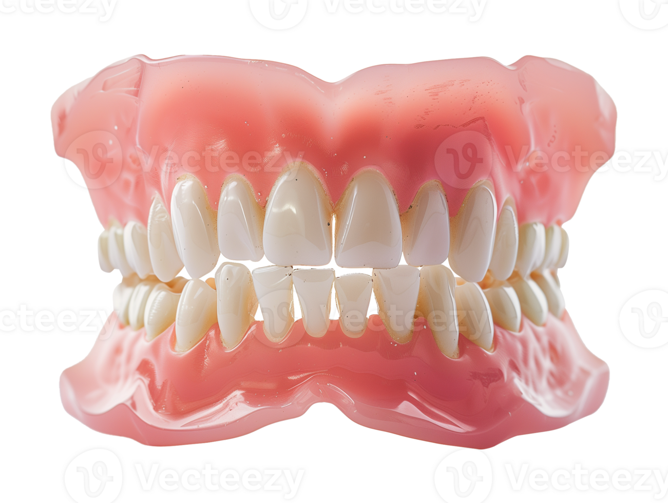 Dentures Isolated on Transparent Background png