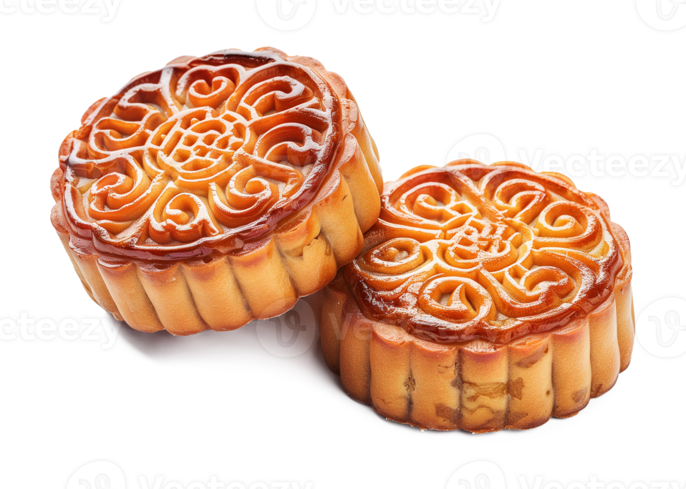 Mooncake Isolated on Transparent Background png