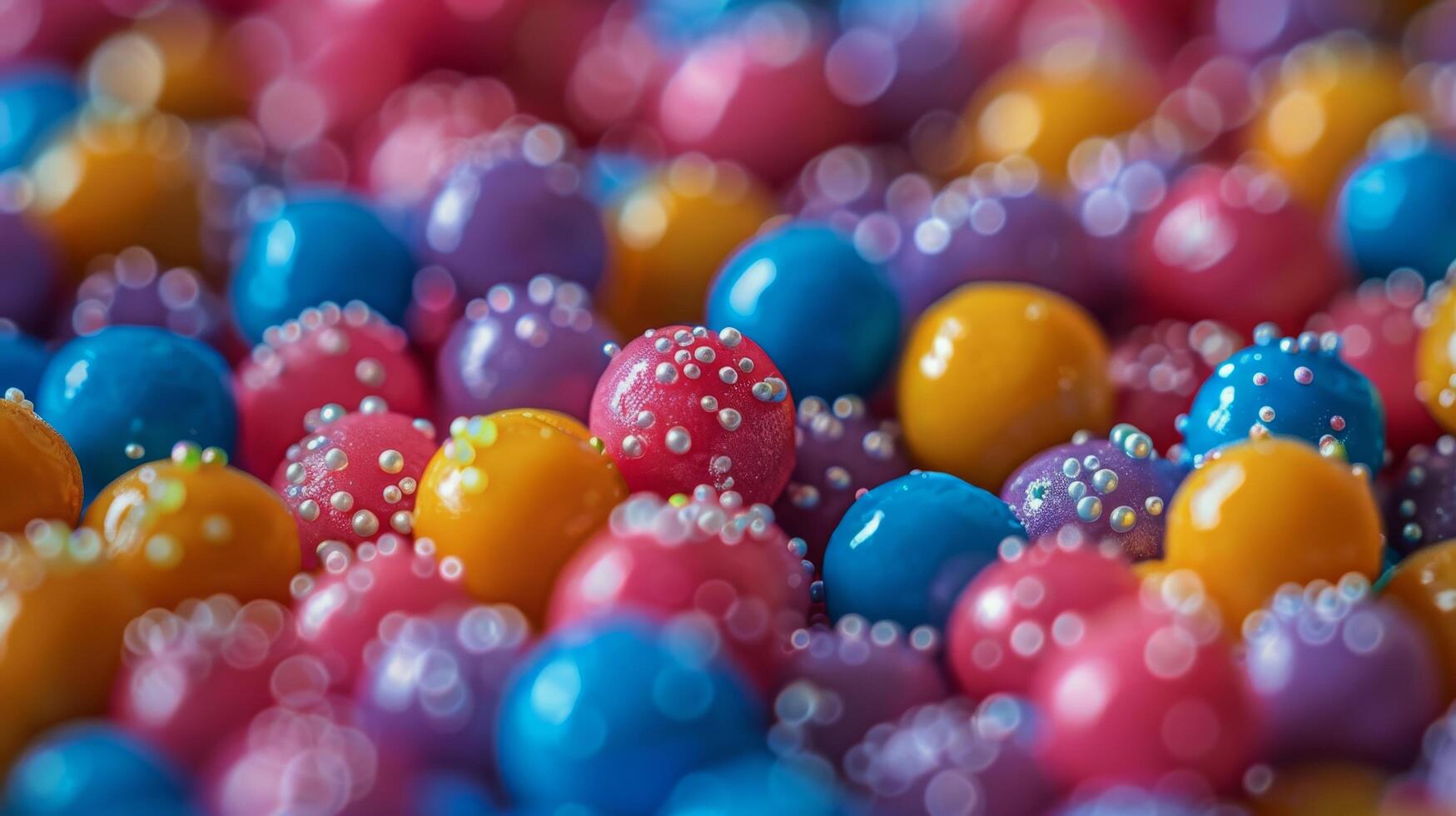 Close Up of Colorful Assorted Candies photo