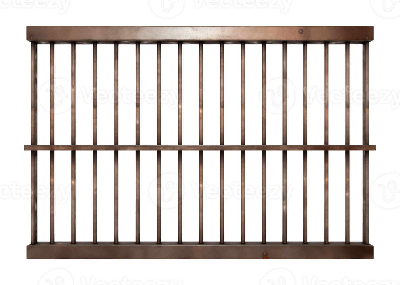 Jail Bars Isolated on Transparent Background png