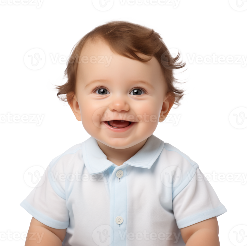 Happy Baby Isolated on Transparent Background png