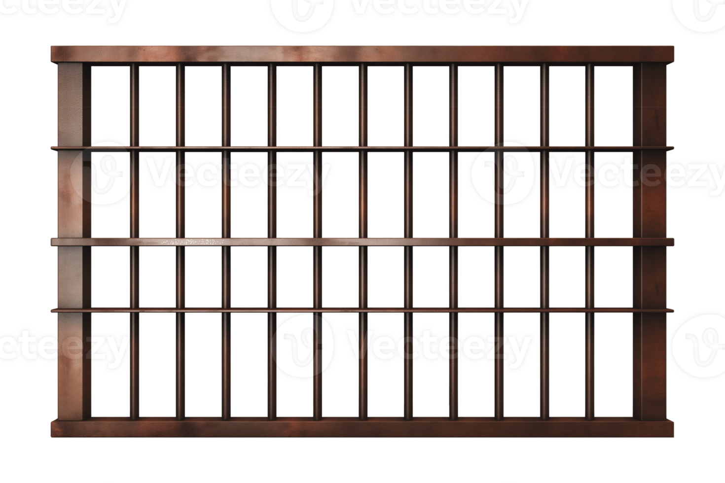 Prison Bars Isolated on Transparent Background png