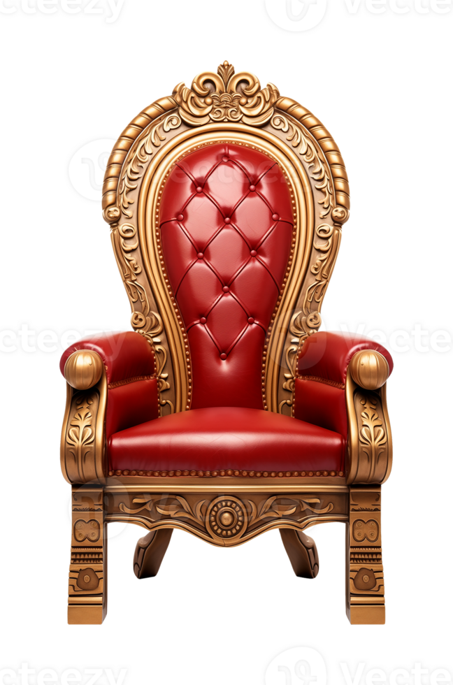 Throne Chair Isolated on Transparent Background png