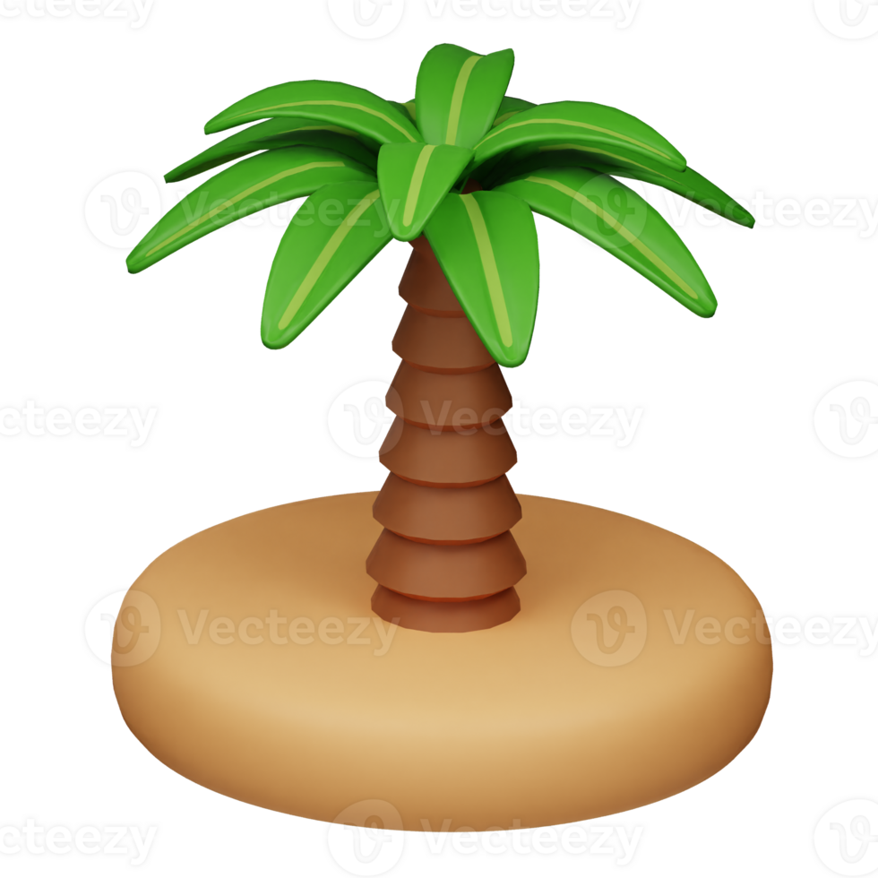 palm tree 3d icon png