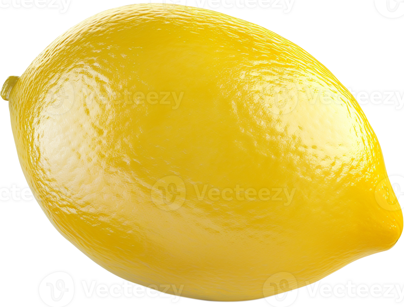 A healthy Lemon isolated on a transparent background png
