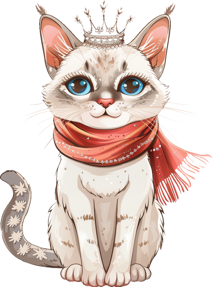 American Shorthair cat sitting isolated on a transparent background png