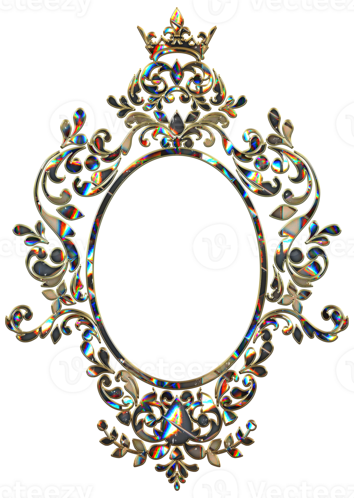 Holo mirror frame png