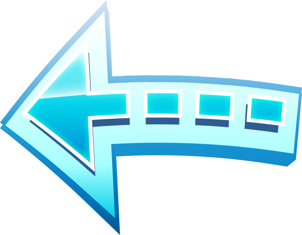 Arrow Left Clipart Element png