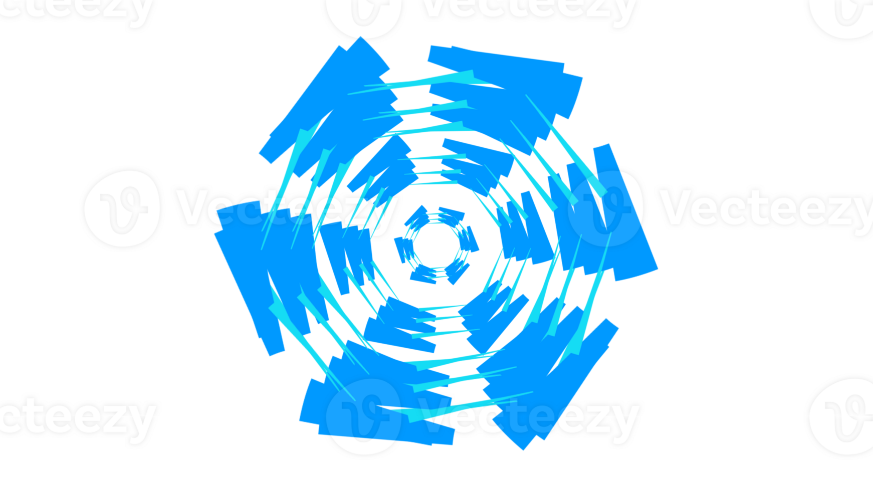 a blue and white snowflake with a transparent background png