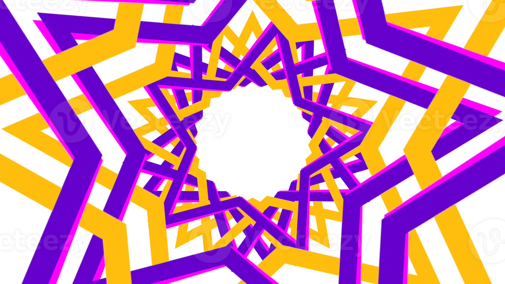 a purple and yellow star pattern on a transparent background png