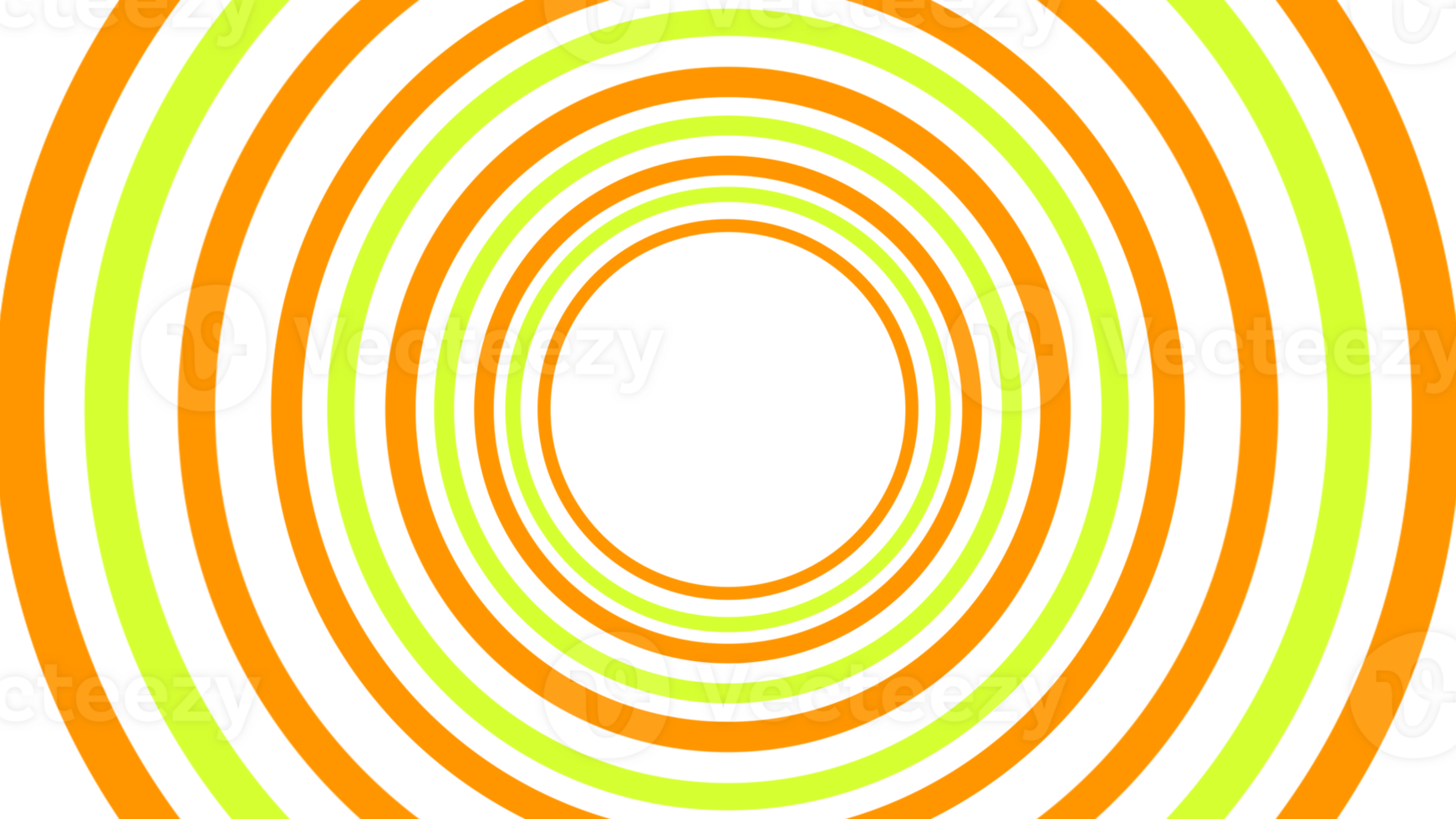 an orange and green circular pattern on a transparent background png
