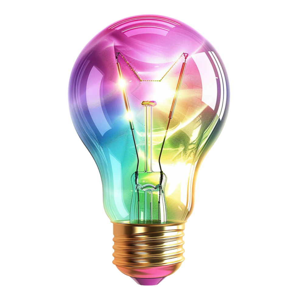 Generated Ai Render light bulb png