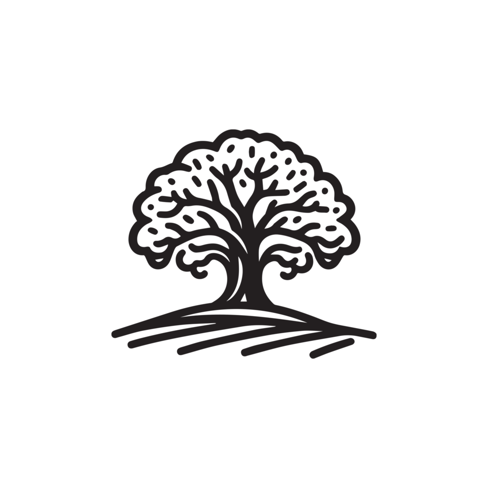 tree silhouette transparent . png