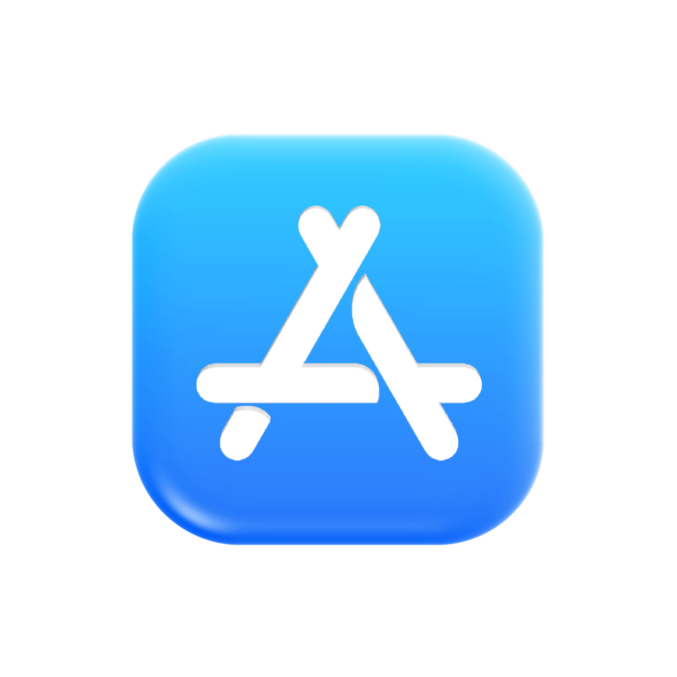 App store icon on a transparent background png