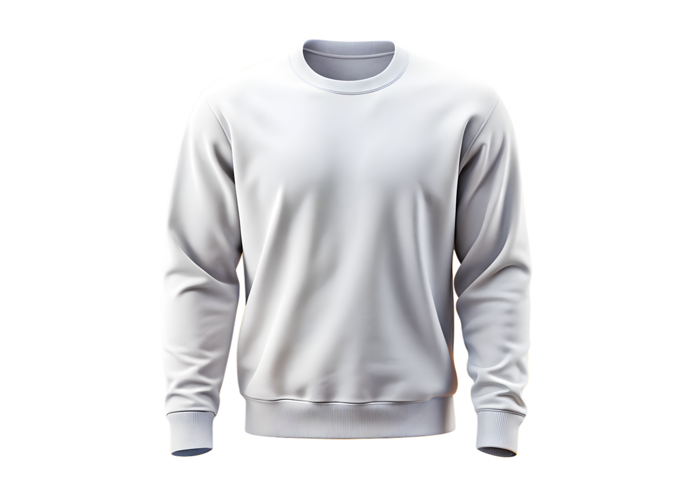 A White Crewneck Mockup For Showcasing Design png