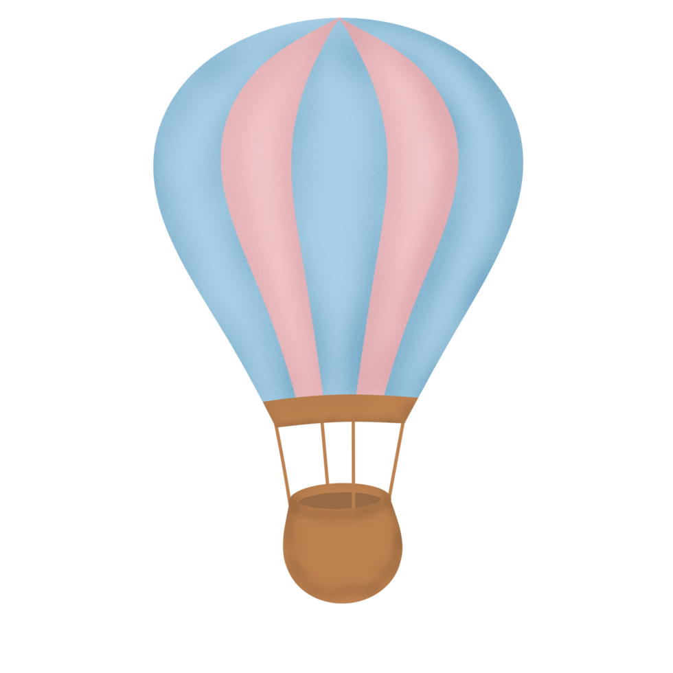 Air balloon illustration element png