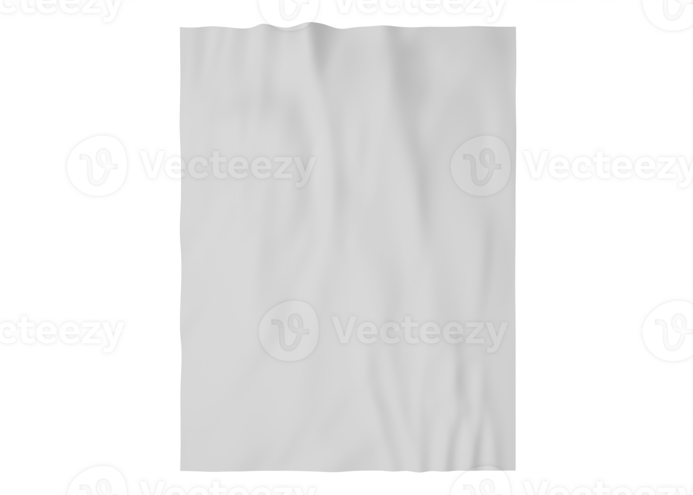 Crumbled poster mockup png