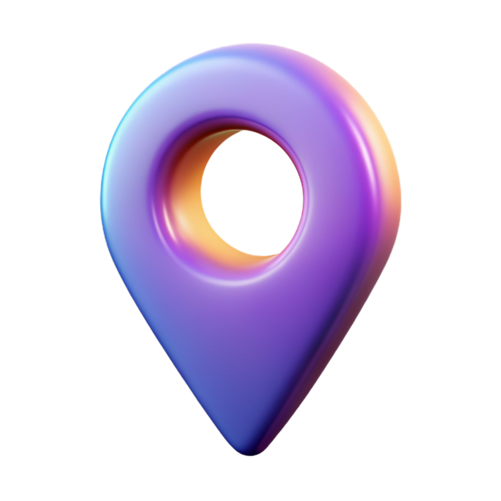 3D location icon 3D map icon 3D map symbol map photo png