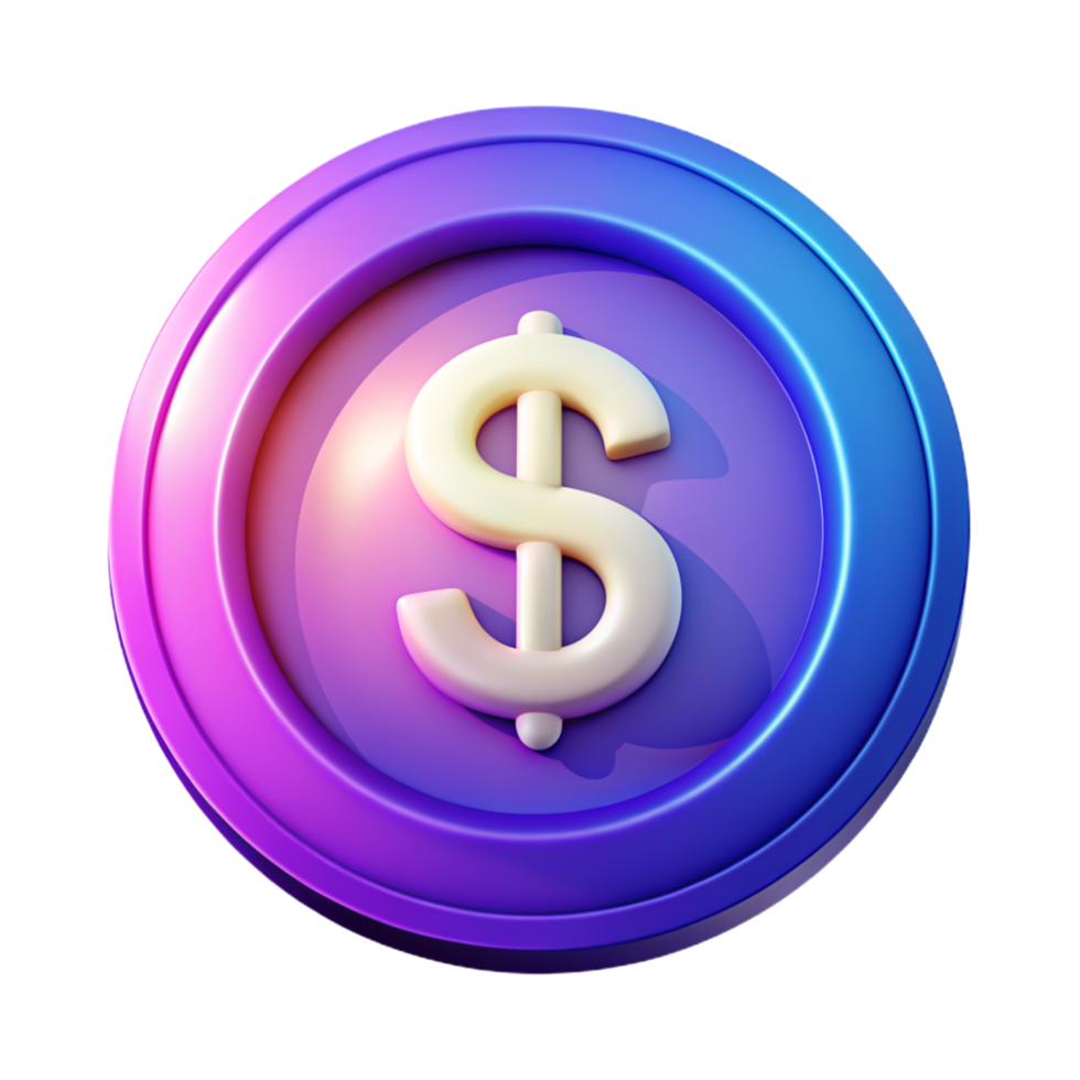 3D coin 3D coin icon 3D coin symbol, Coin photo png