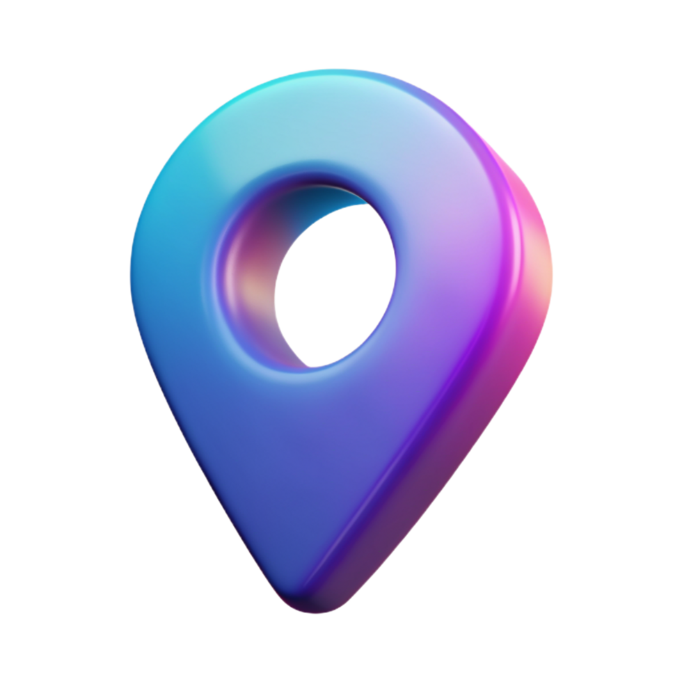 3D location icon 3D map icon 3D map symbol map photo png