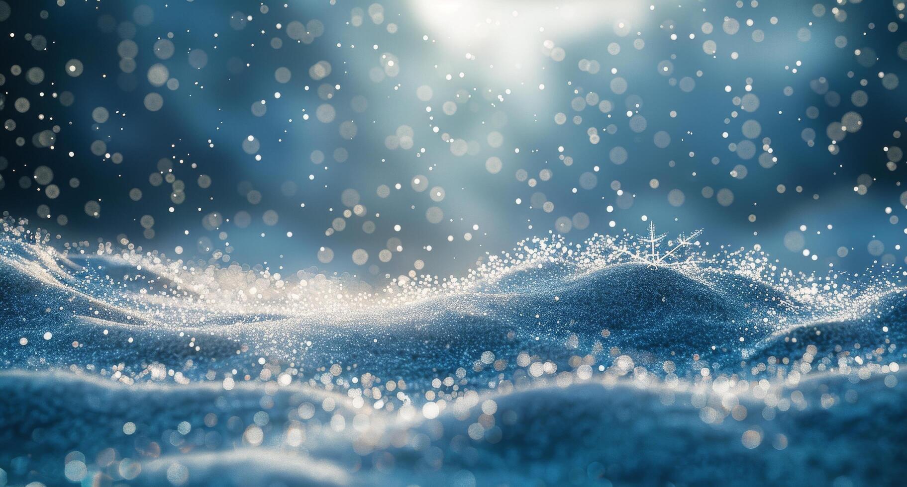 Sparkling Snowfall On A Wintery Day photo
