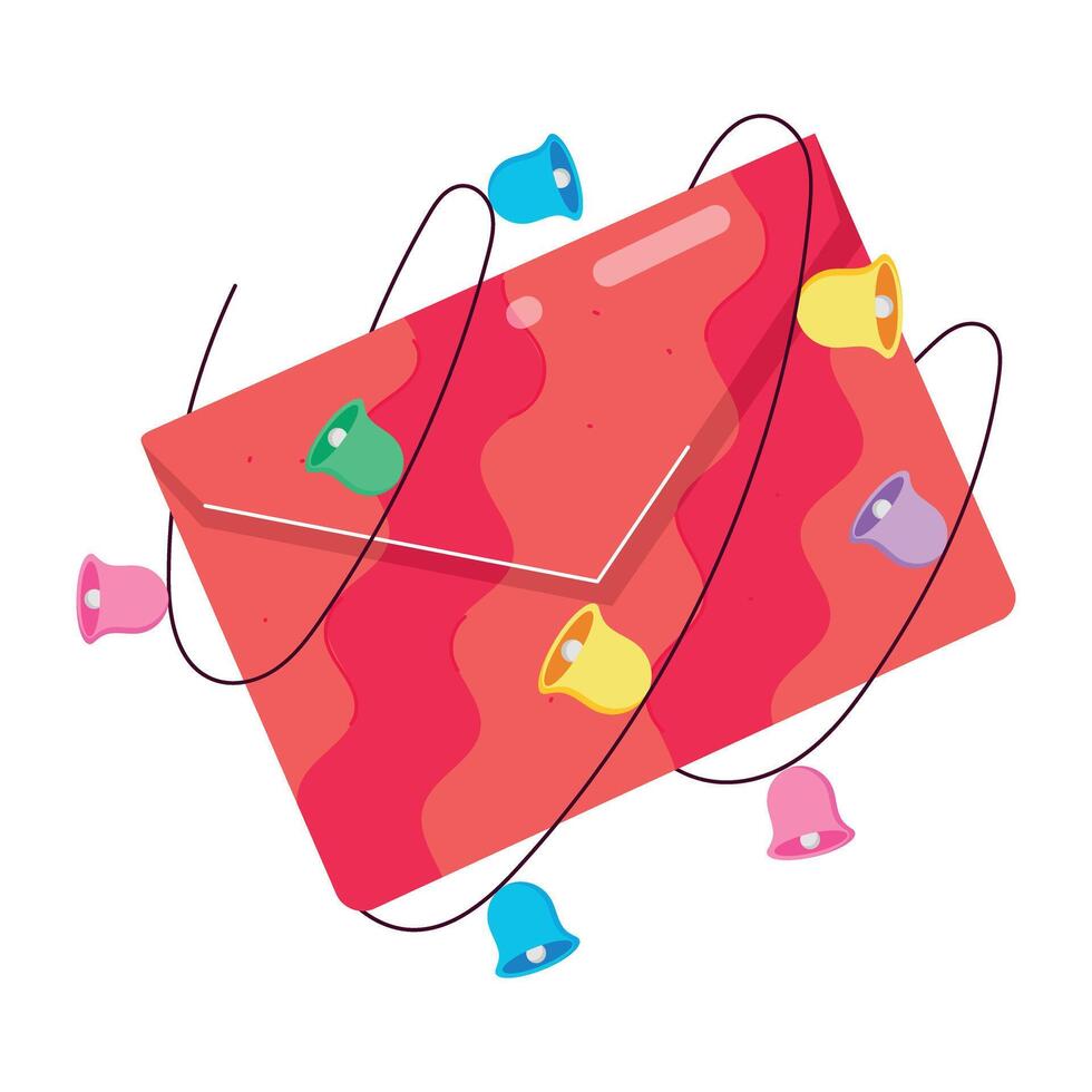 Check out this flat sticker of email notification vector