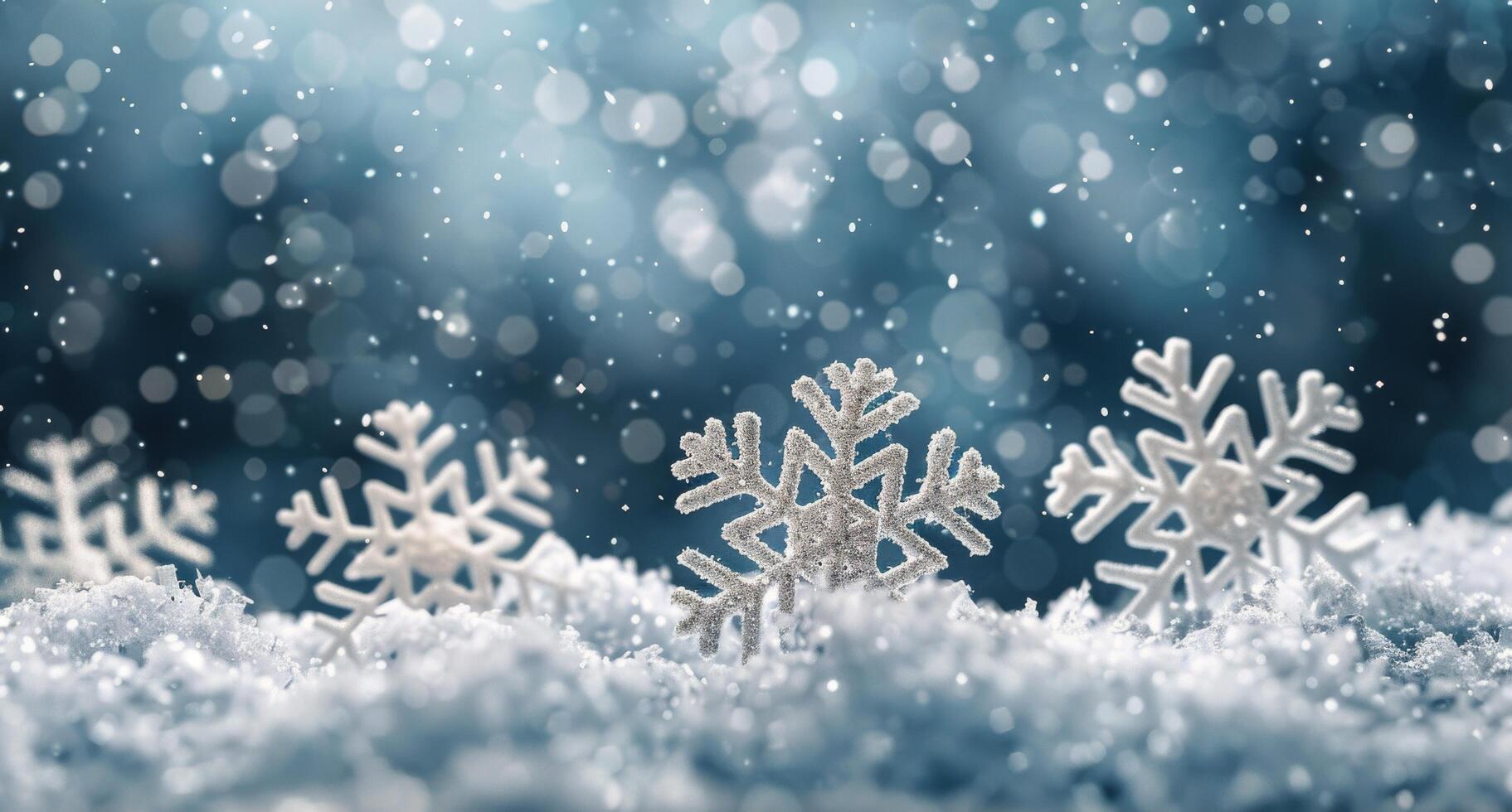 Sparkling Snowfall On A Wintery Day photo