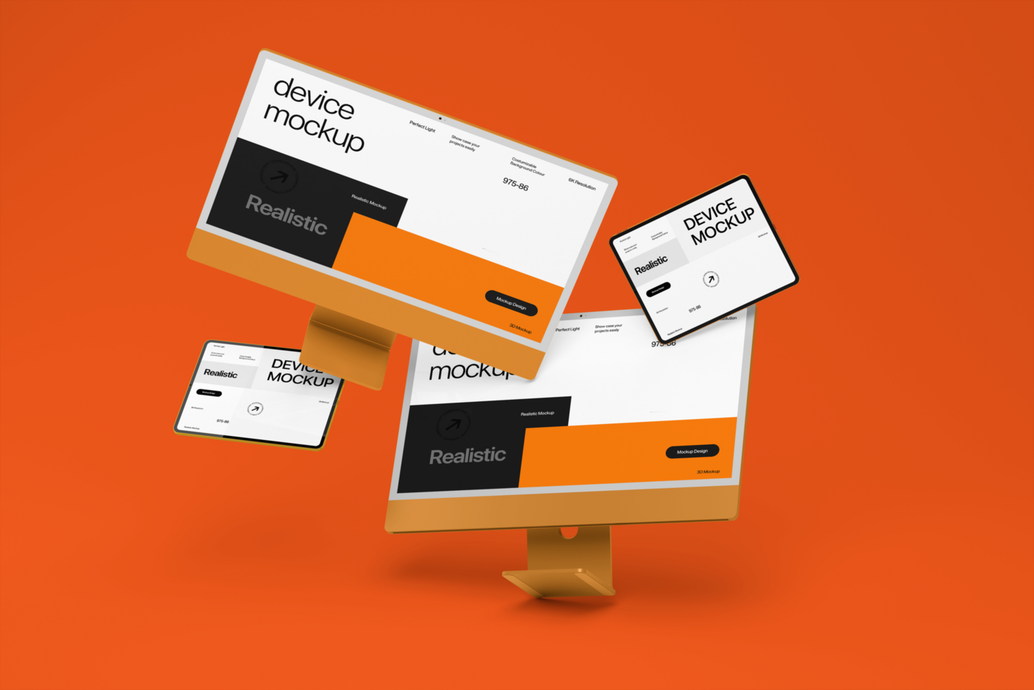 Device Mockup for Professional Branding and Presentation psd