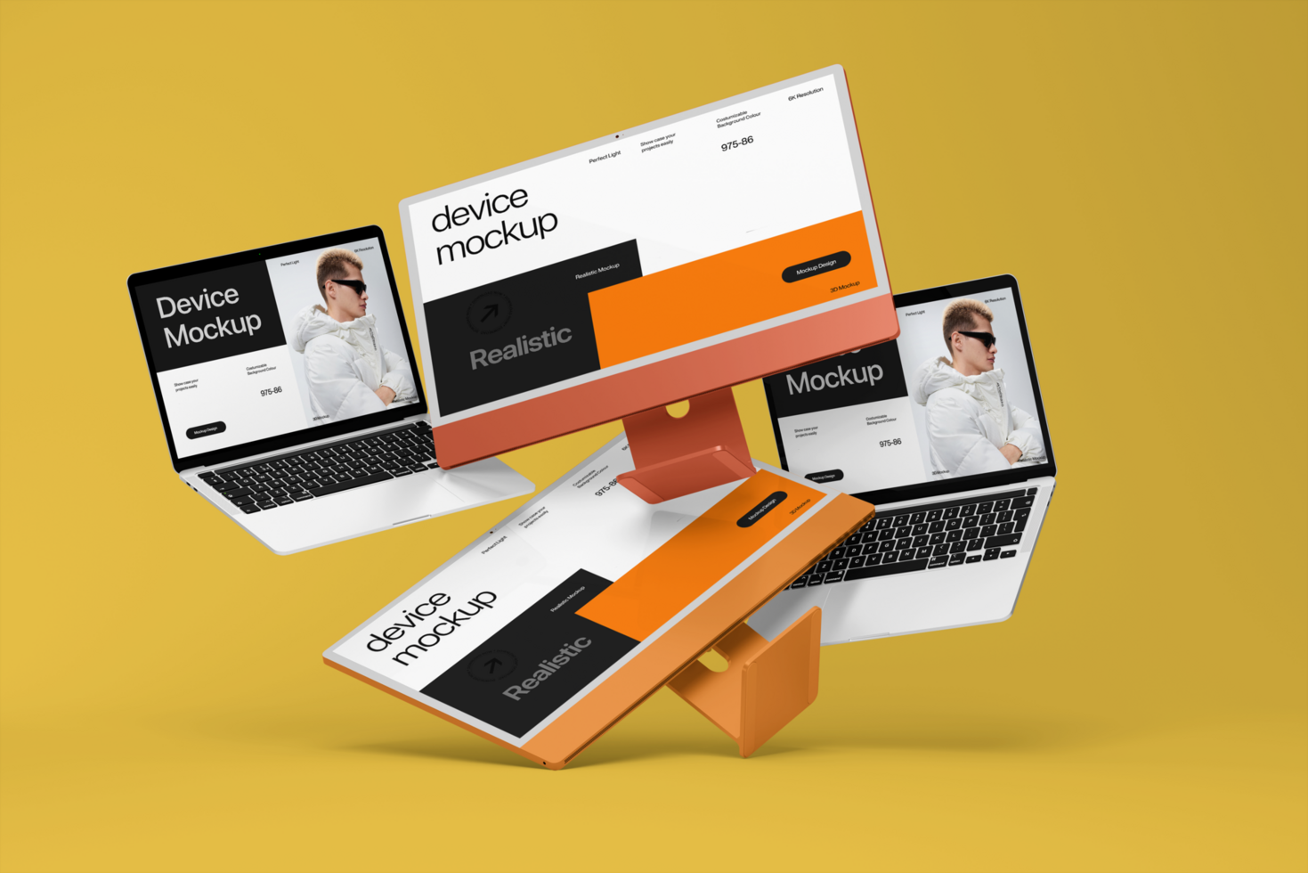 device mockup template innovative digital presentations psd