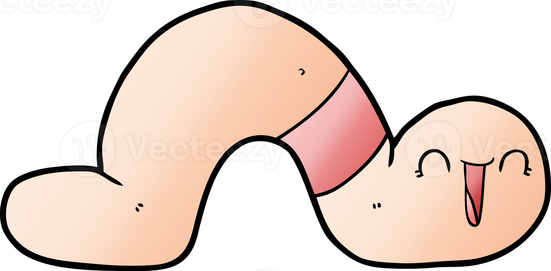 cartoon worm drawing png