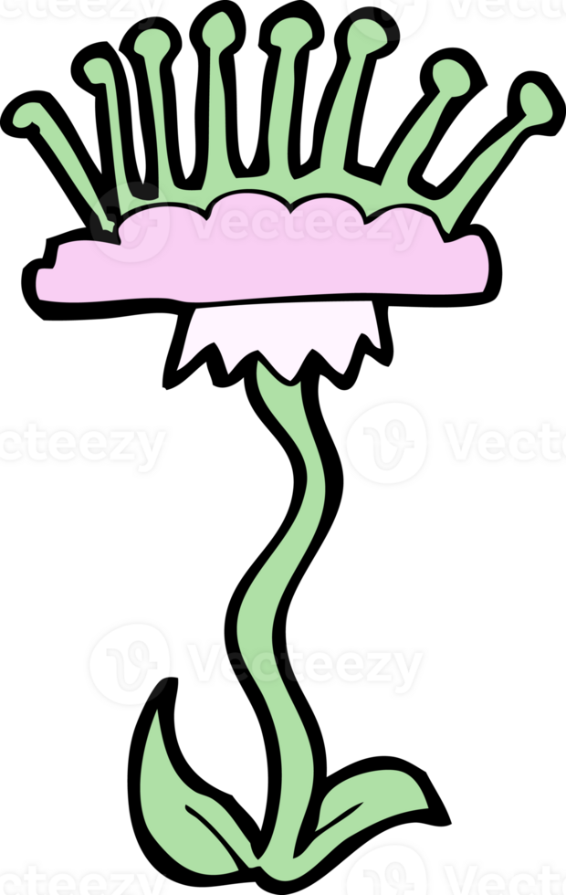 cartoon flower drawing png