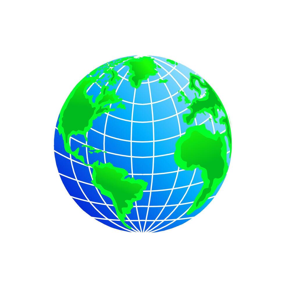 Planet earth globe vector