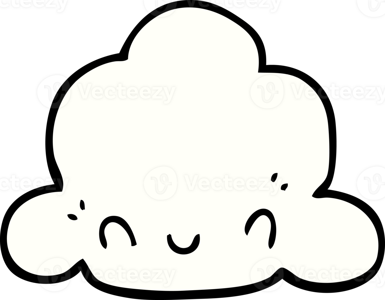 cartoon cloud drawing png