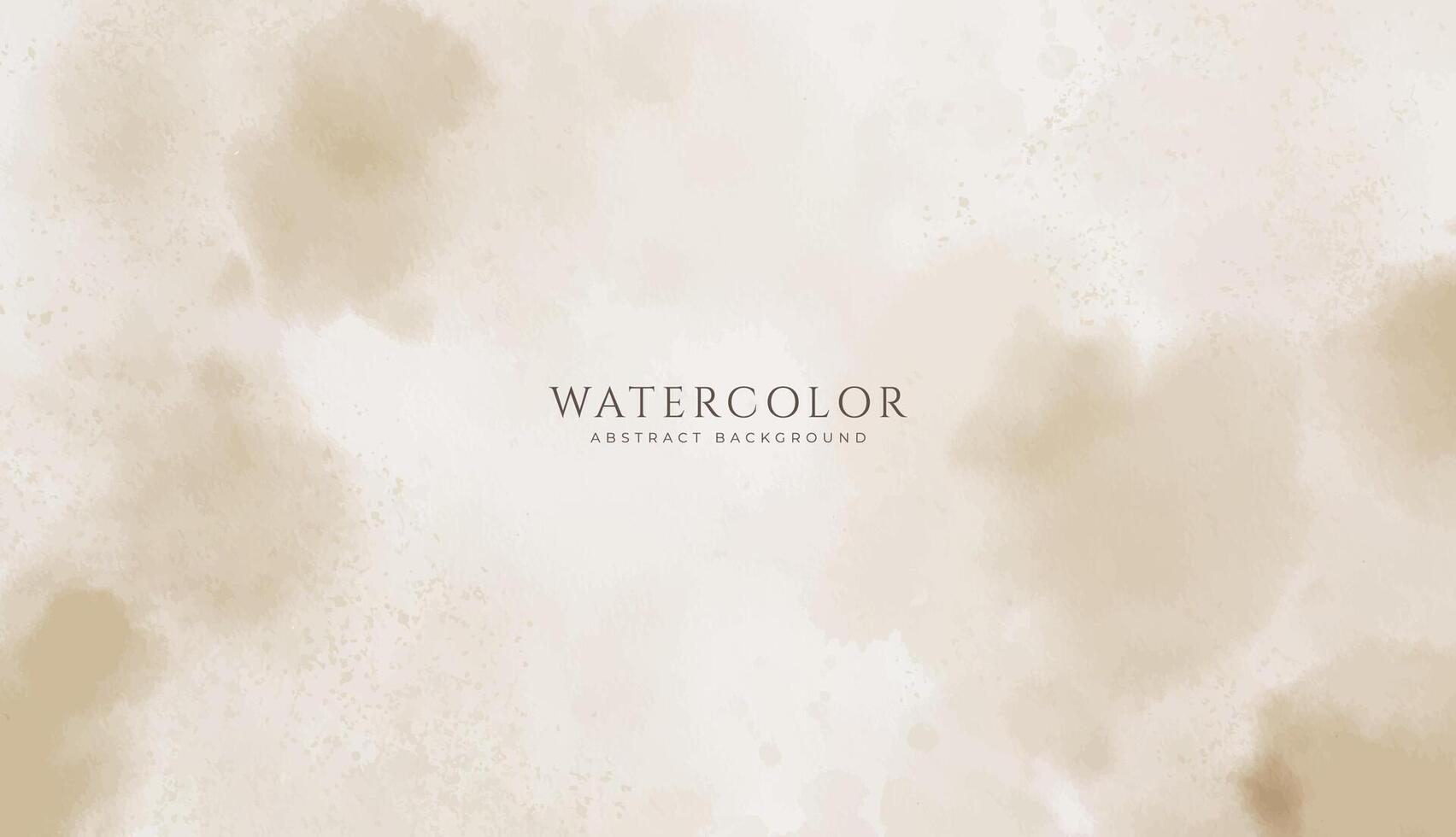Abstract horizontal watercolor background. Neutral light colored empty space background illustration vector