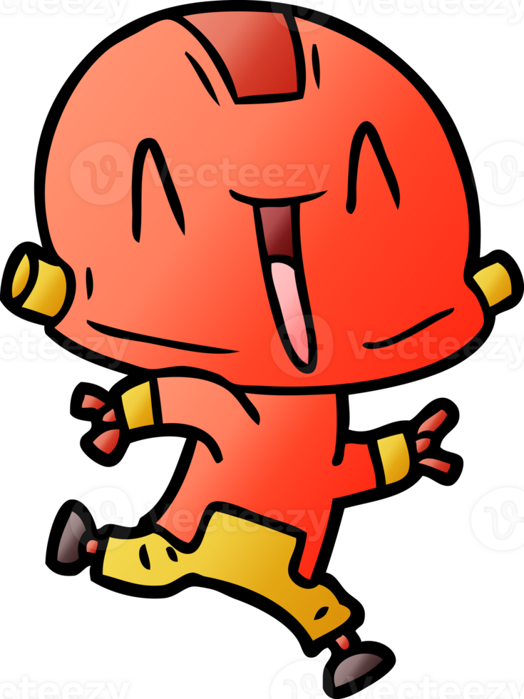 cartoon robot drawing png