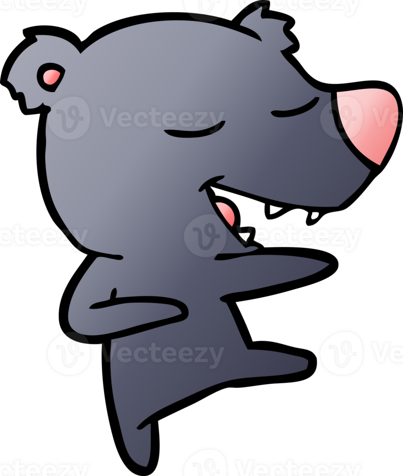 cartoon bear drawing png