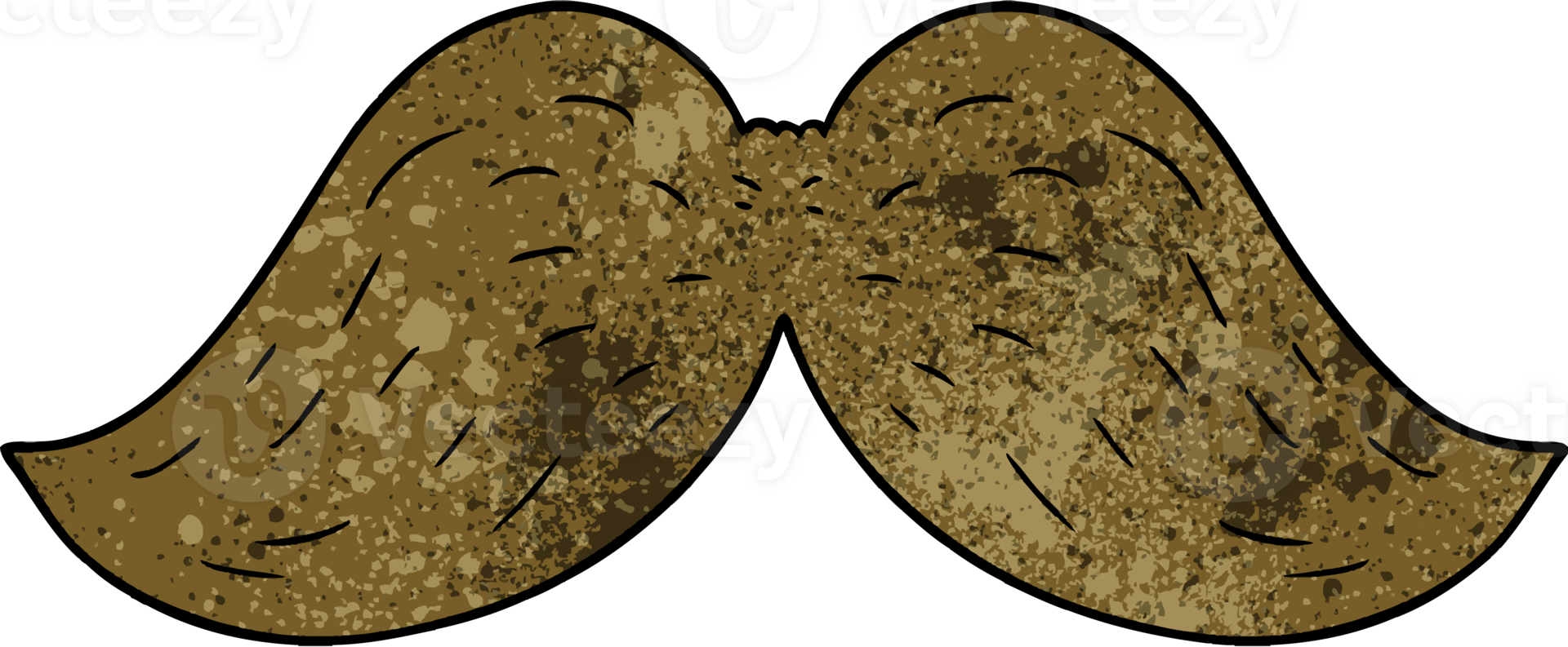 cartoon mustache drawing png