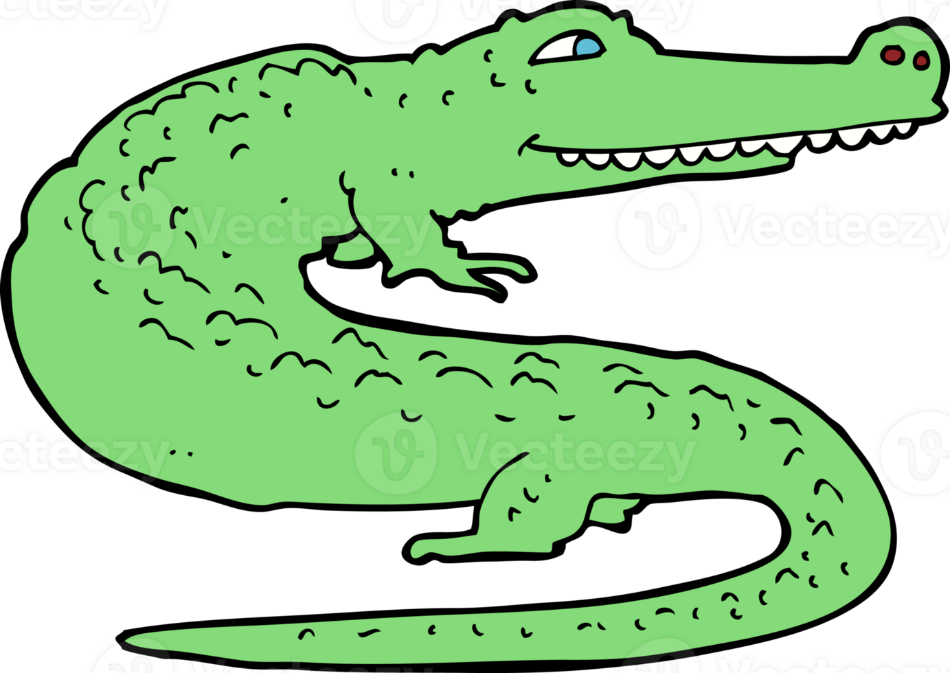 cartoon crocodile drawing png