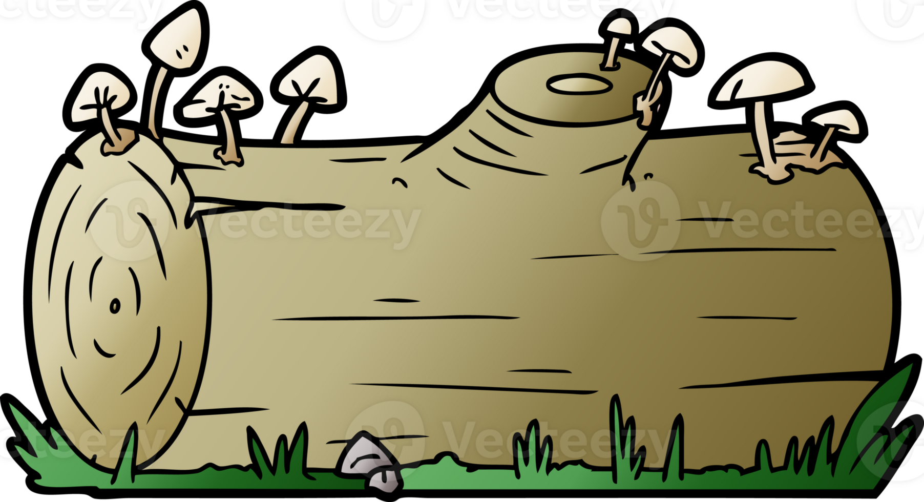 cartoon log drawing png