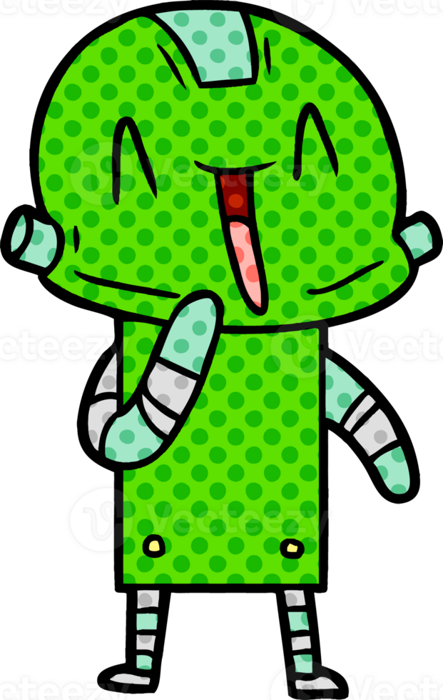 cartoon robot drawing png