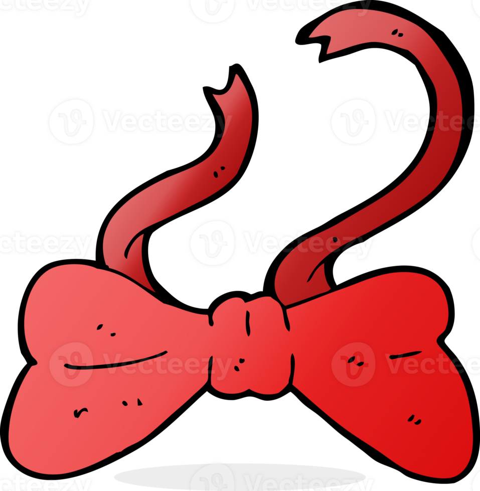 cartoon bow drawing png