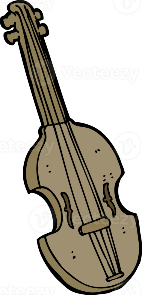 cartoon violin drawing png