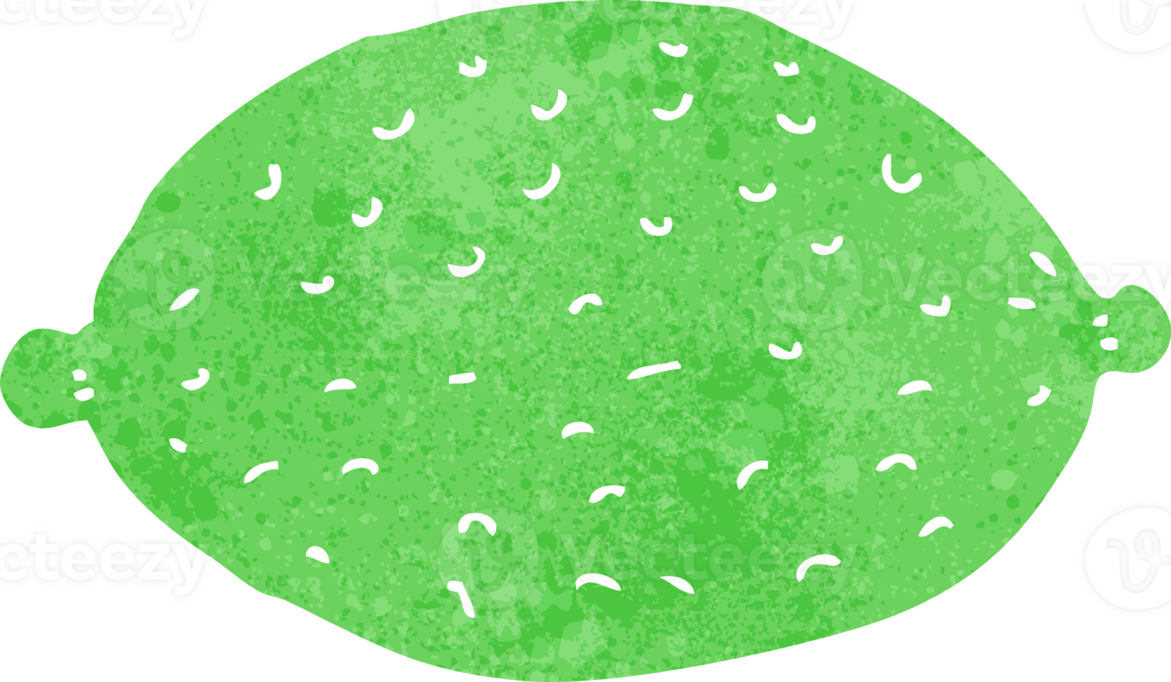 cartoon lime drawing png