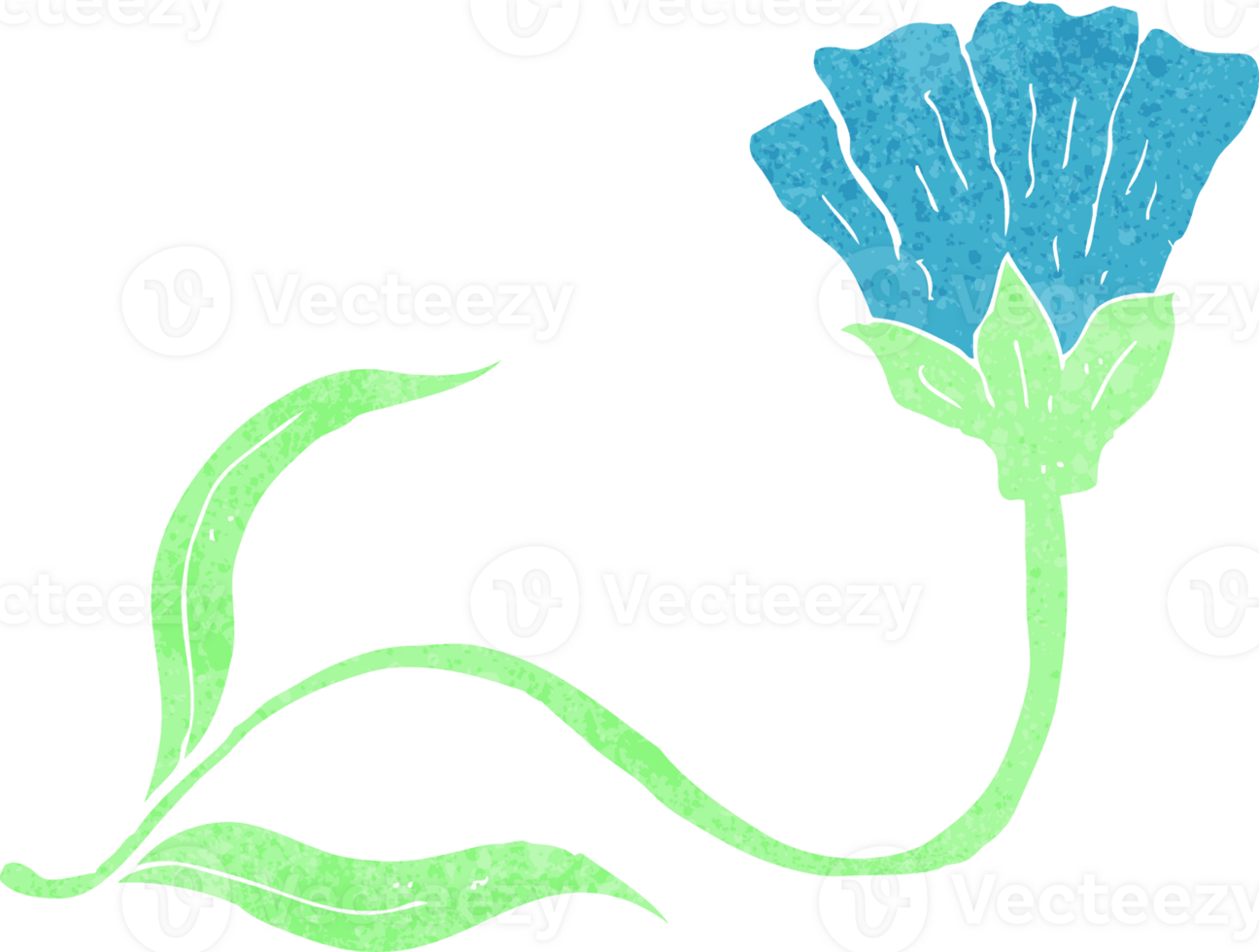 cartoon flower drawing png