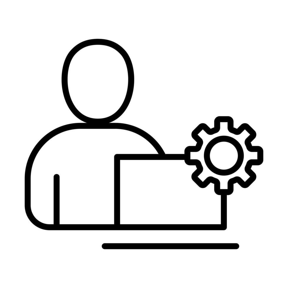 SEO Expertise icon line illustration vector