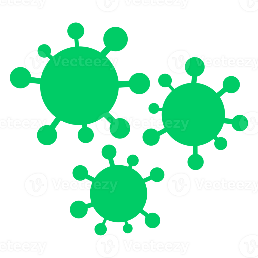 green virus drawing png