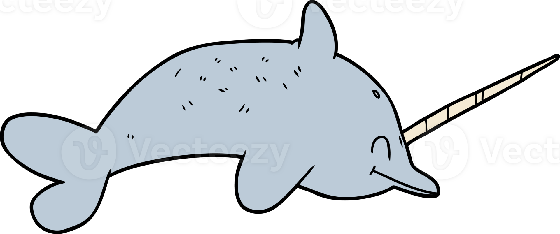 cartoon narwhal drawing png
