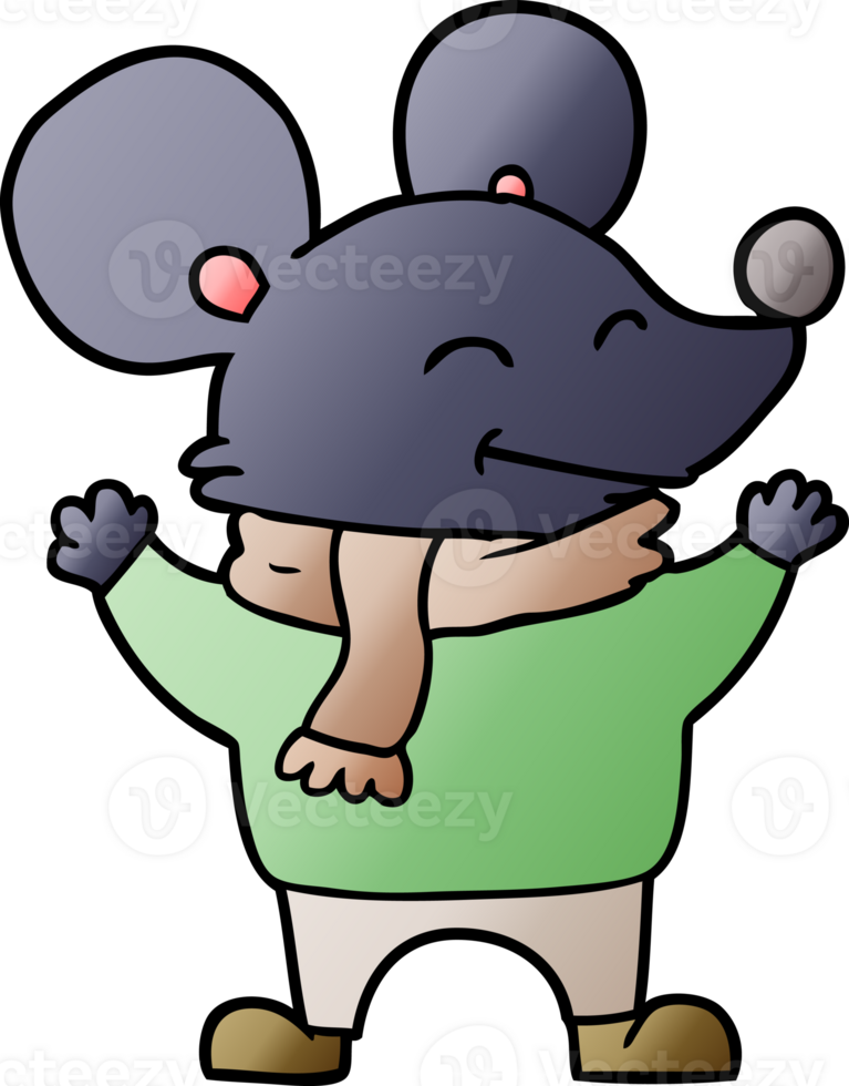 cartoon mouse drawing png