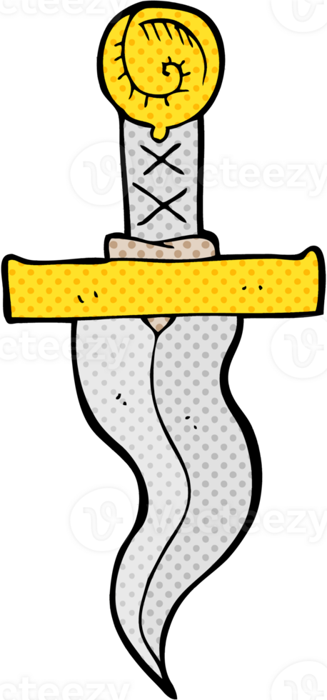 cartoon dagger drawing png