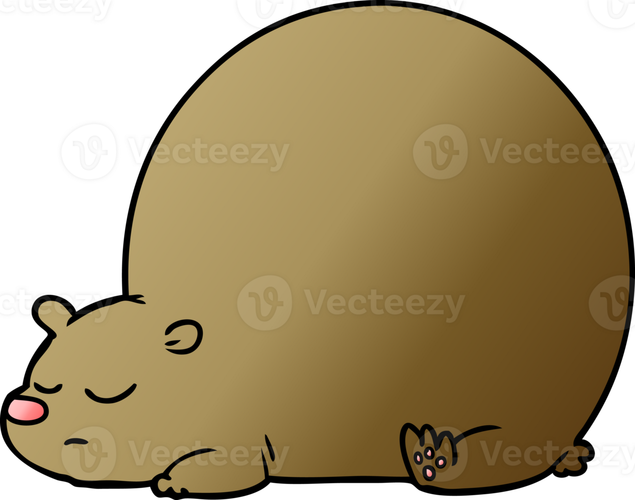 cartoon bear drawing png